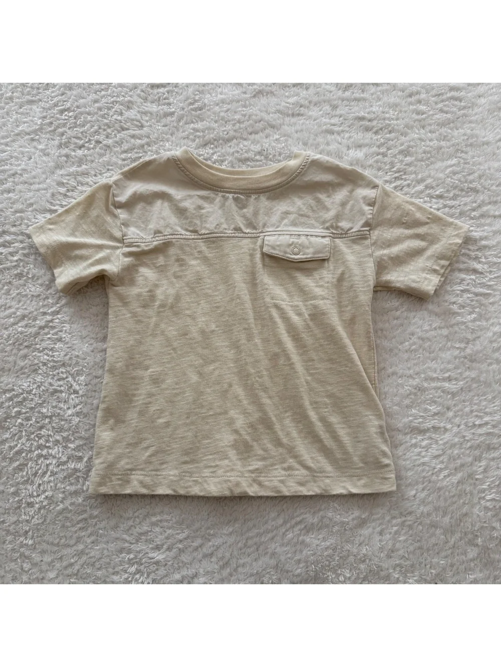 3t Neutral Pocket Tee